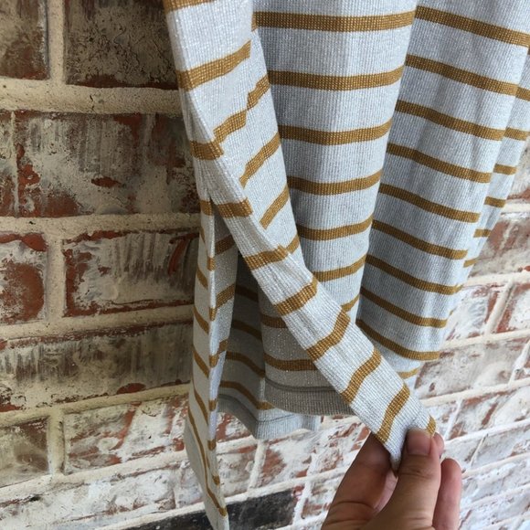 ANTHRO Vanessa Virginia Metallic Turtleneck Tunic XS - Picture 10 of 12